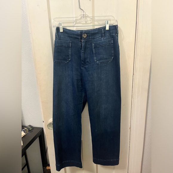 The Colette High-Rise Wide-Leg Jeans by Maeve anthropology - Picture 6 of 10